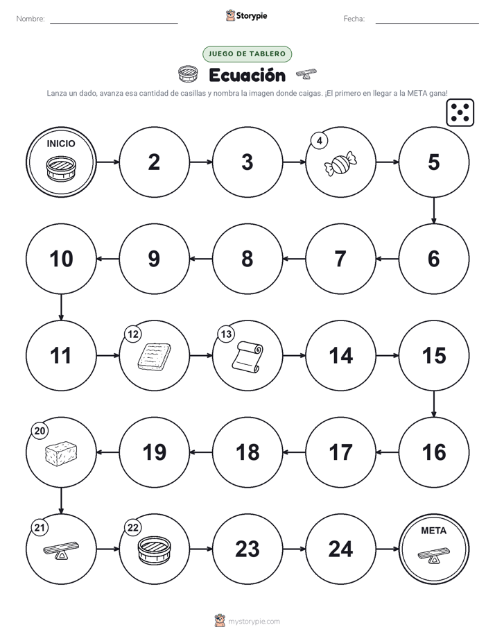Juego de Rueda y Avanza