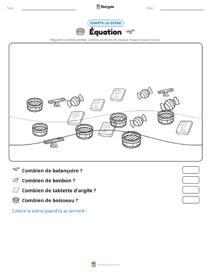 Scène de Comptage