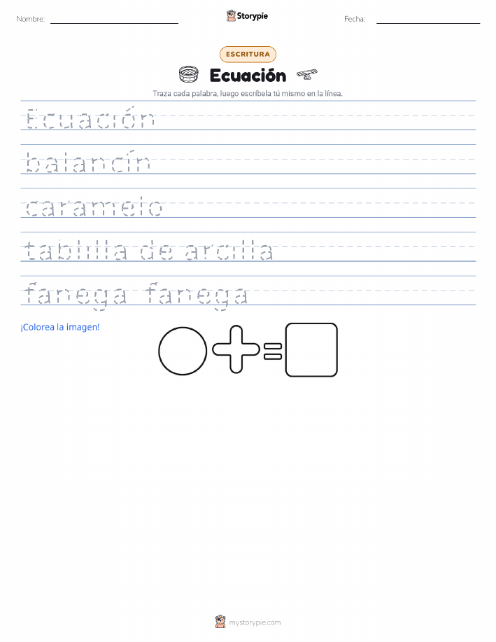 Práctica de Escritura