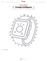 Anteprima della scheda stampabile di Smartwatch