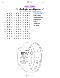 Anteprima della scheda stampabile di Smartwatch