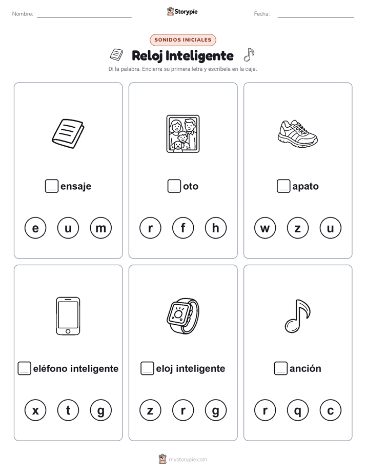 Sonidos Iniciales