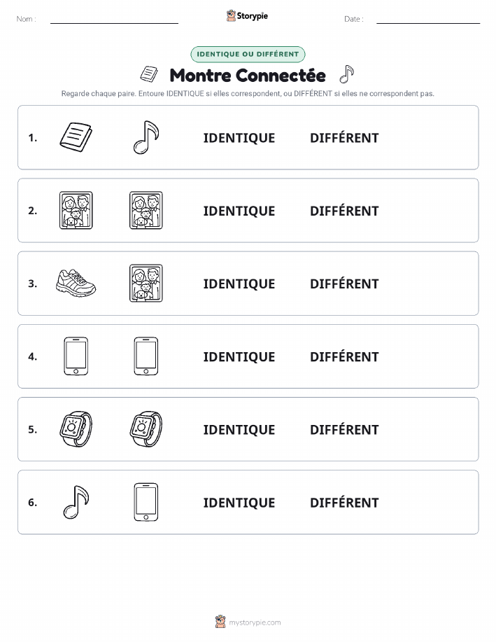 Identique ou Différent