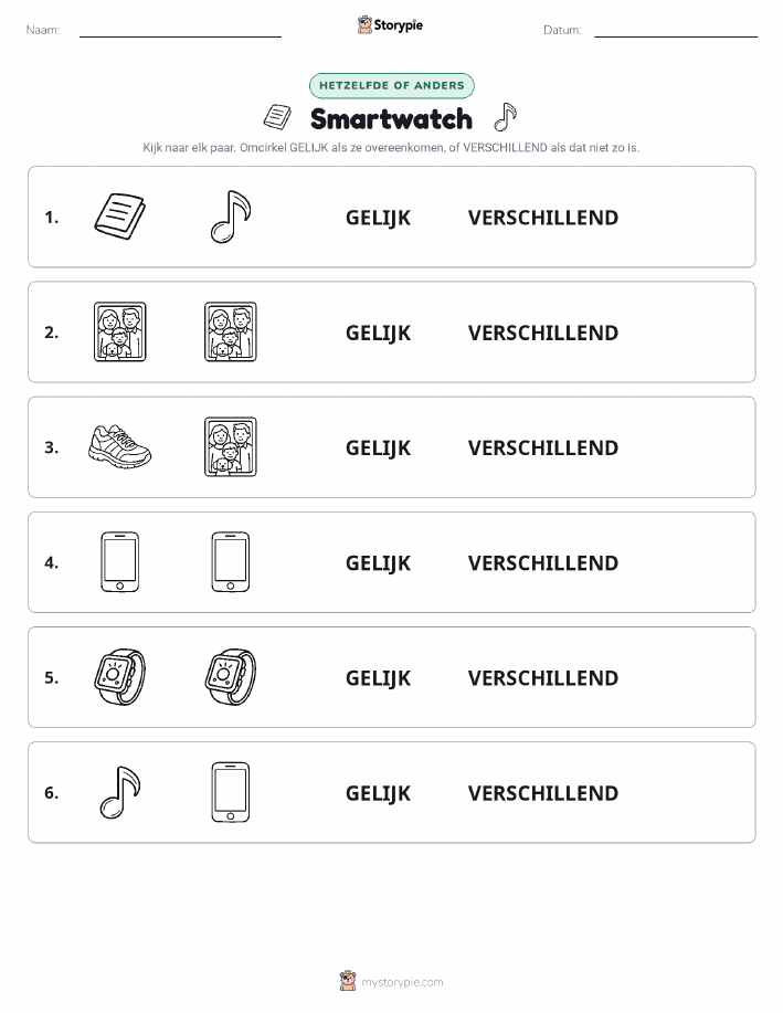 Zelfde of Verschillend