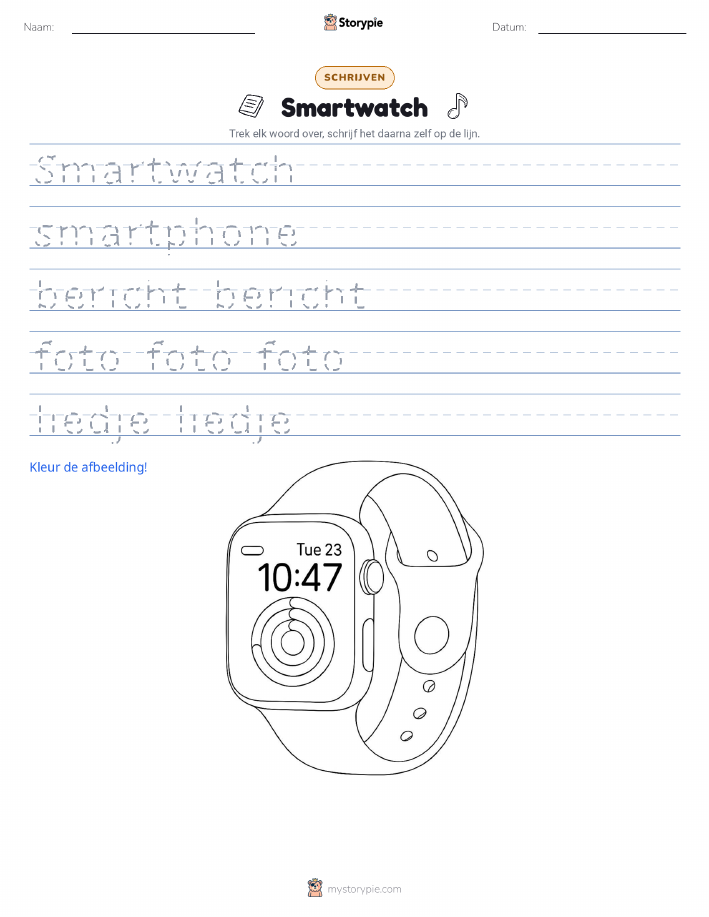 Schrijf Oefening