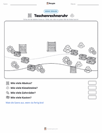 Taschenrechner druckbare Arbeitsblatt Vorschau