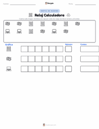 Vista previa de la hoja de trabajo imprimible de Calculadora