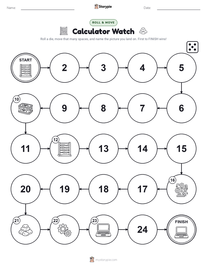 Roll & Move Game