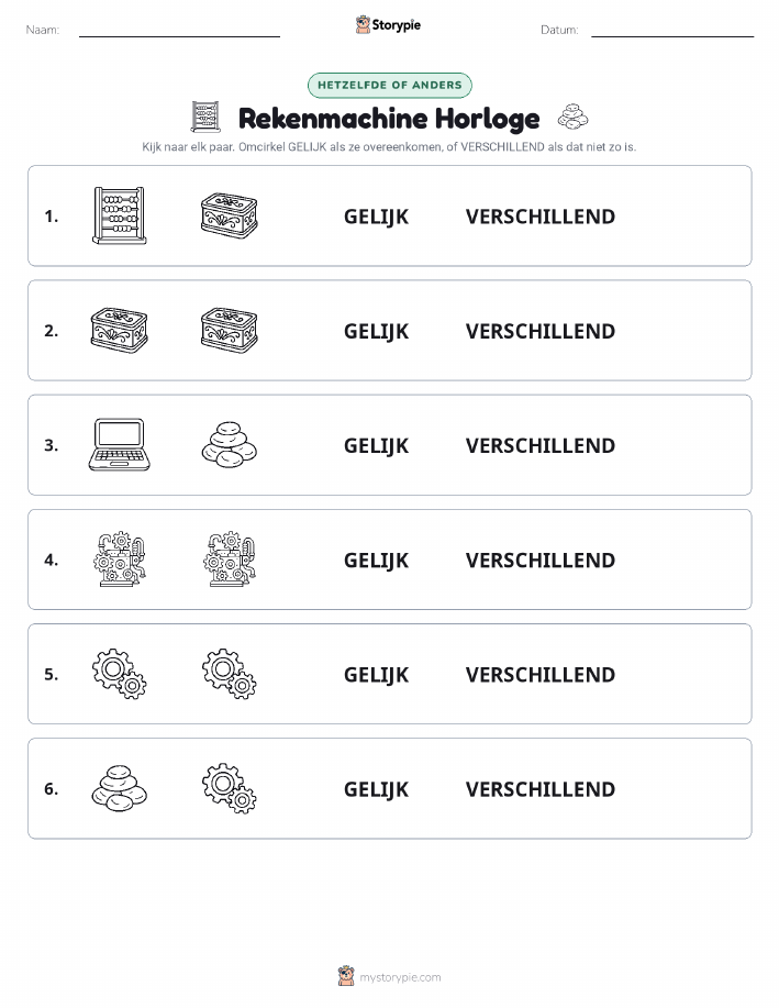 Zelfde of Verschillend