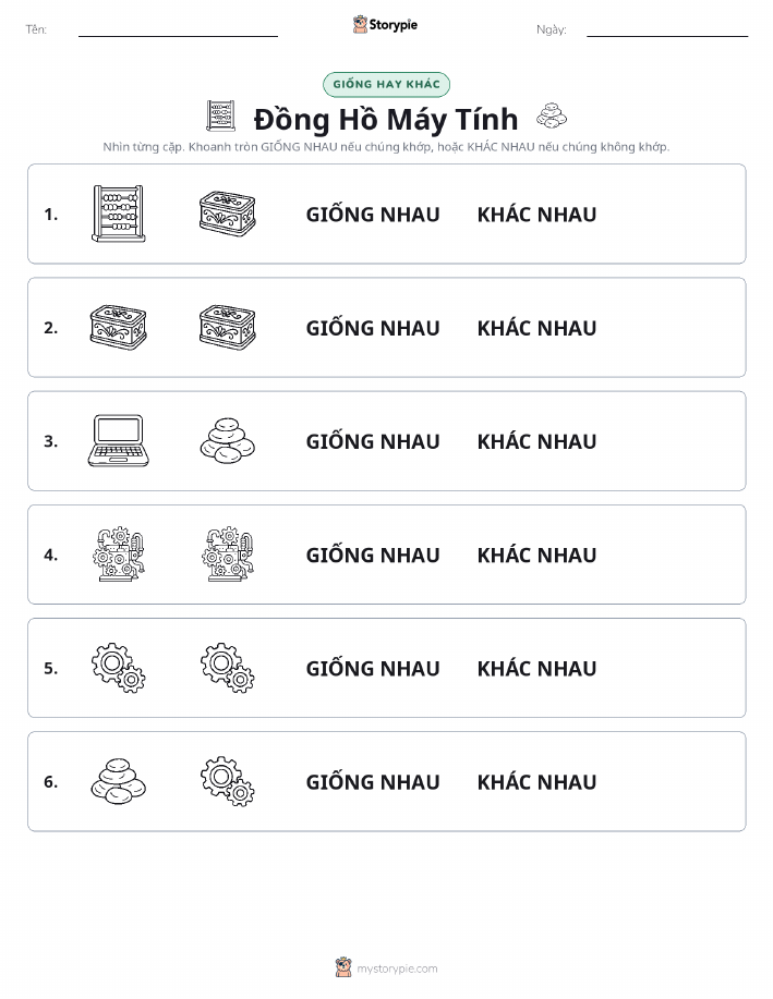 Giống Hay Khác