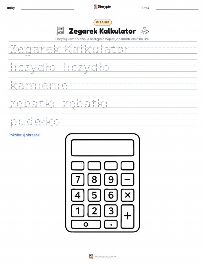 Ćwiczenie Pisania