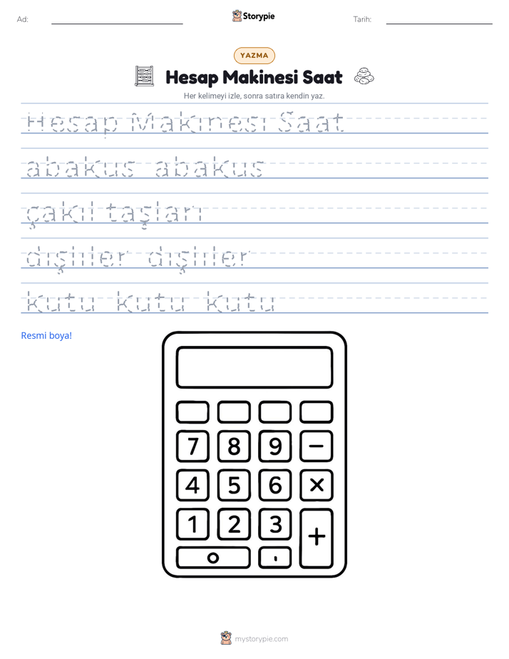 Yazma Pratiği
