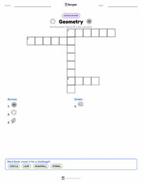 Geometry printable worksheet preview