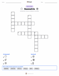 Anteprima della scheda stampabile di Geometria