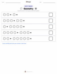 Geometry printable worksheet preview