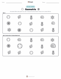 Geometrie druckbare Arbeitsblatt Vorschau