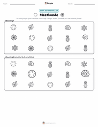 Geometrie afdrukbare werkblad voorbeeld