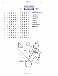 Anteprima della scheda stampabile di Geometria