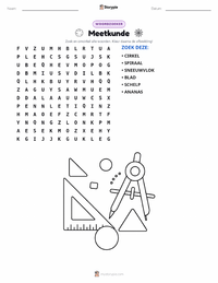Geometrie afdrukbare werkblad voorbeeld