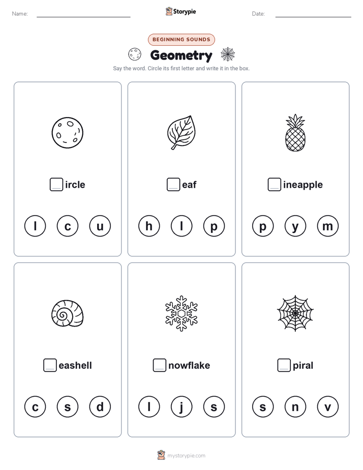 Beginning Sounds