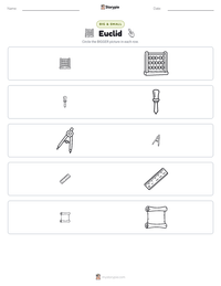 Euclid printable worksheet preview
