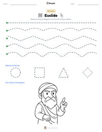 Anteprima della scheda stampabile di Euclide