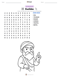 Euclides afdrukbare werkblad voorbeeld