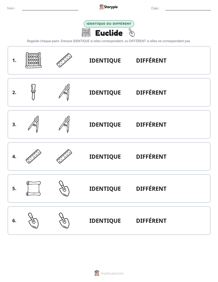 Identique ou Différent
