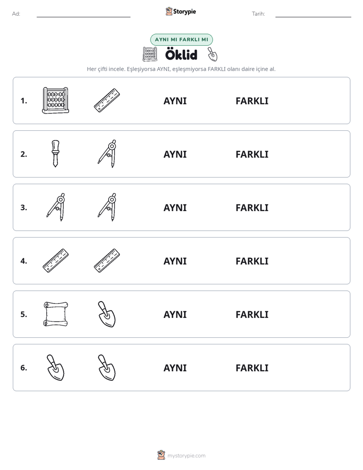 Aynı mı Farklı mı