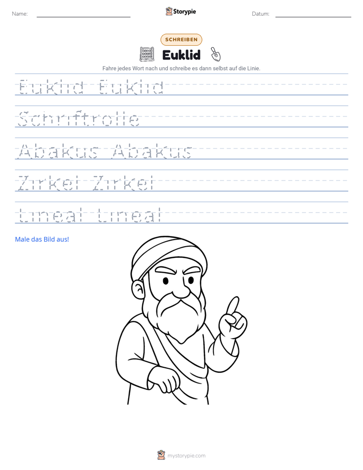Schreibübung
