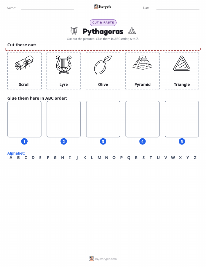 Cut & Paste Alphabet