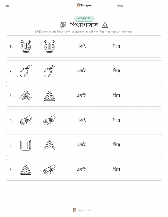 একই বা ভিন্ন