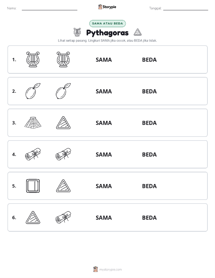 Sama atau Berbeda