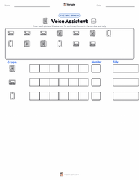 Voice Assistant printable worksheet preview