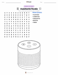 Anteprima della scheda stampabile di Assistente Vocale
