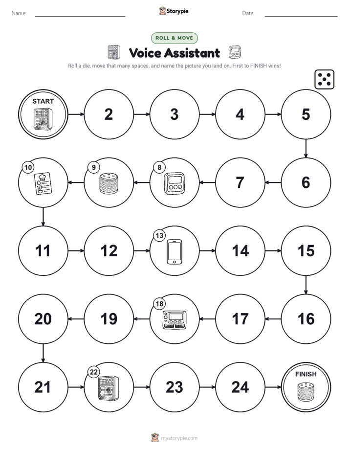 Roll & Move Game