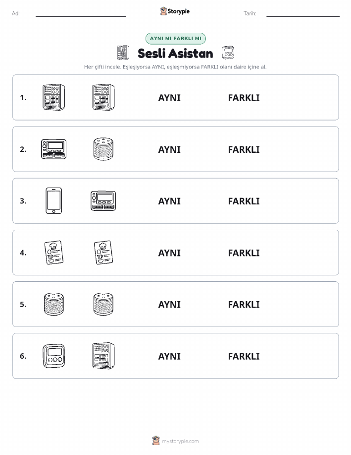 Aynı mı Farklı mı