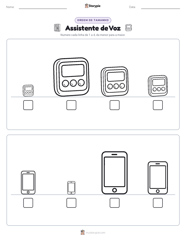 Ordem de Tamanho