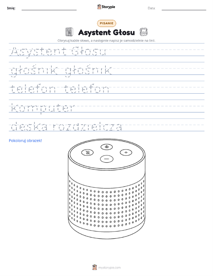 Ćwiczenie Pisania