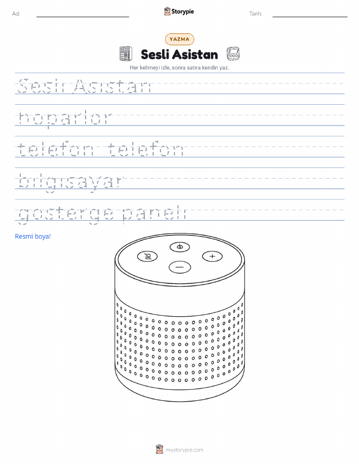 Yazma Pratiği
