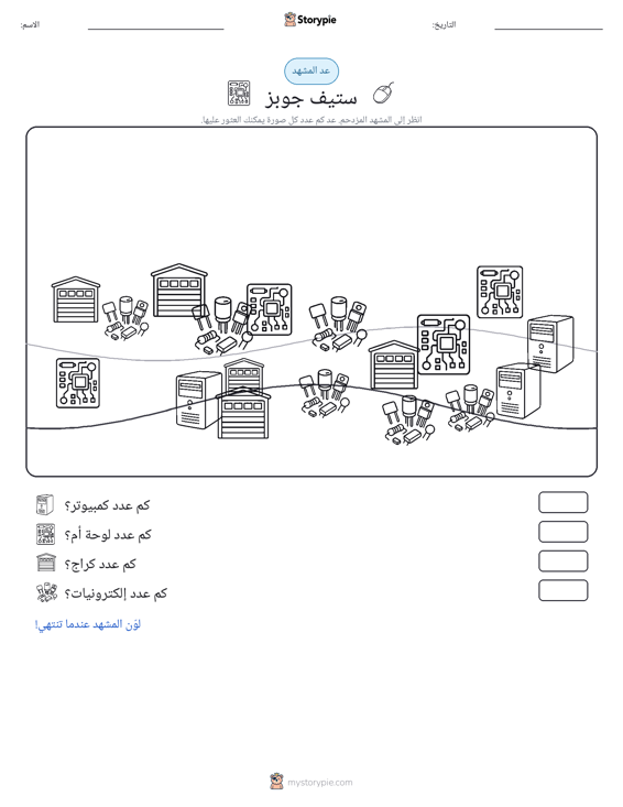 مشهد العد