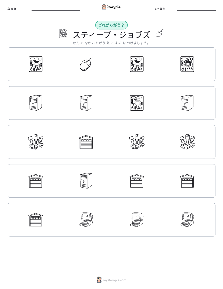 異なるものを見つけよう