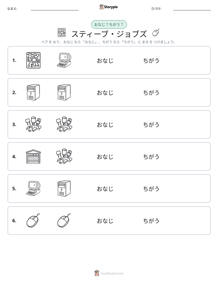 同じか違うか