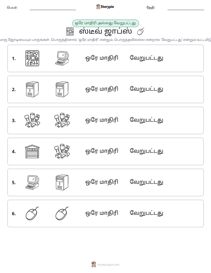 அதே அல்லது மாறுபட்டது