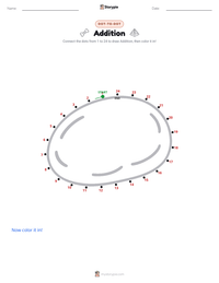 Addition printable worksheet preview