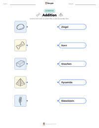 Addition druckbare Arbeitsblatt für Kinder