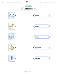 Addition printable worksheet for kids