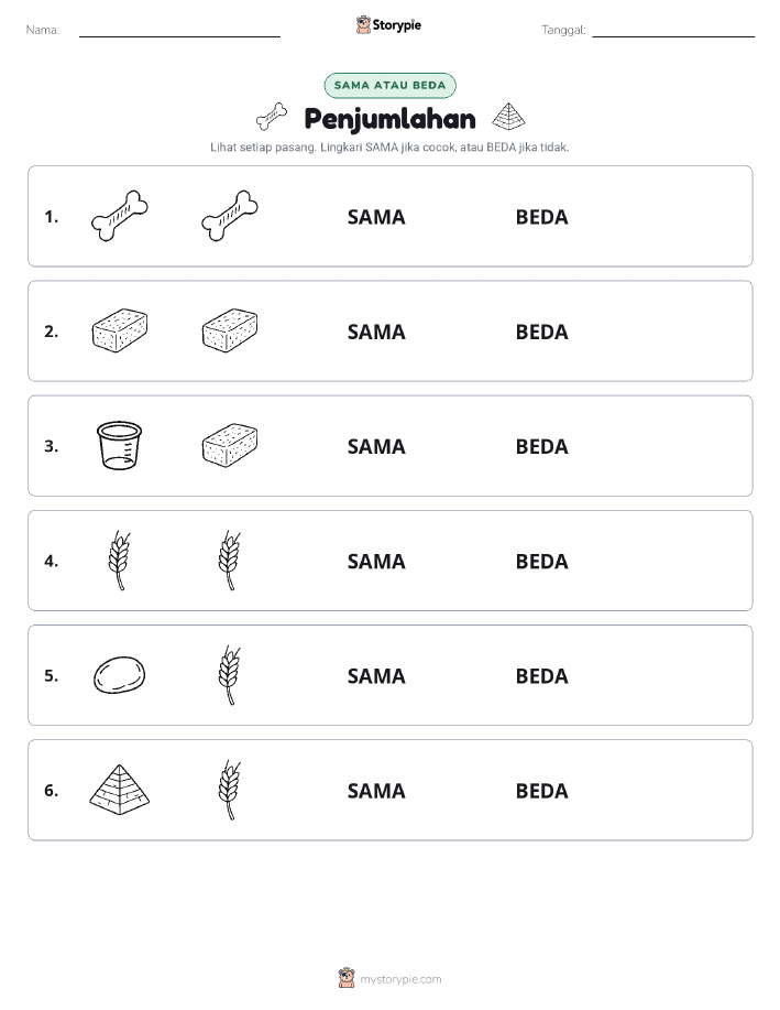 Sama atau Berbeda
