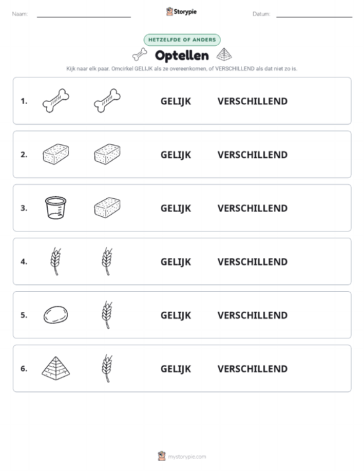 Zelfde of Verschillend