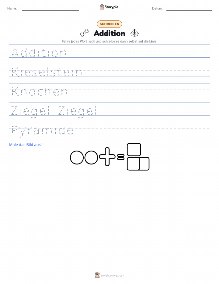 Schreibübung